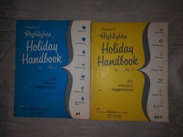 2 Vintage Teachers Highlights Holiday Handbooks 1965 No 1 &amp; No 3 Creative... - £31.31 GBP