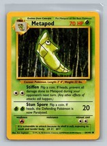 Pokemon Metapod Base Set #054/102 Common - £1.55 GBP