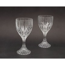 Mikasa Park Lane Wine Glasses Goblets Crystal 6 5/8” Set of 2 Germany Sm... - €21,70 EUR
