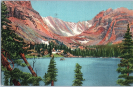 Loch Vale Rocky Mountain National Park Colorado Postcard Posted 1935 - $11.10