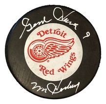 Gordie Howe Signed Detroit Red Wings Hockey Puck Mr Hockey Inscribed JSA - $164.89