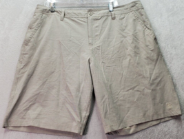 Hang Ten Board Shorts Mens Size 40 Tan Polyester Slash Pockets Logo Medium Wash - £10.95 GBP