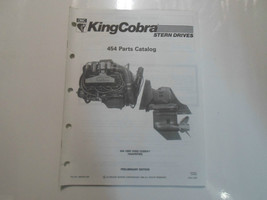 1990 Omc King Cobra Stern Disques 454 Parts Catalogue Manuel Préliminaire Livre - £11.70 GBP