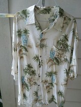 Men&#39;s Hawaiian Shirt Moda Campia SZ XXL/2XL 100% Rayon - £13.94 GBP