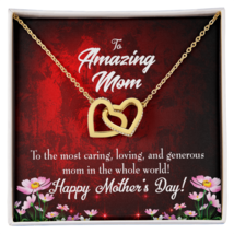 To Mom The Most Caring Mom Inseparable Necklace - £44.79 GBP+