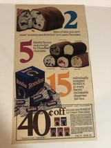 1988 Rondos Ice Cream Chocolate Bar Vintage Print Ad Advertisement pa22 - $6.92