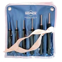 Mayhew Pro 6 Piece Pin Punch Set Made in the USA - $83.99
