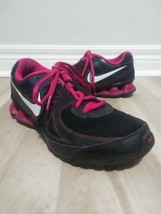 Nike Reax Run 7 Womens Black Running Shoes Size 7.5 Sneakers V - £14.62 GBP