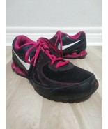 Nike Reax Run 7 Womens Black Running Shoes Size 7.5 Sneakers V - £14.65 GBP