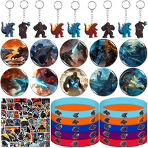 80PCS Monster Theme Party Supplies Party Favors Pack include Bracelets Stickers  - £36.87 GBP