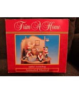 Animated Santas Workshop Musical Made With Moving Parts NOS In Original Box - $53.66 CAD