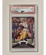 2020 Panini Chronicles Joe Burrow LSU Playoff Rookie RC Card #1 PSA 9 MINT - $320.70 CAD