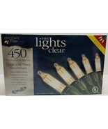 Mini Christmas Lights CLEAR Color 450ct Green Wire Holiday Time Indoor O... - €21,43 EUR