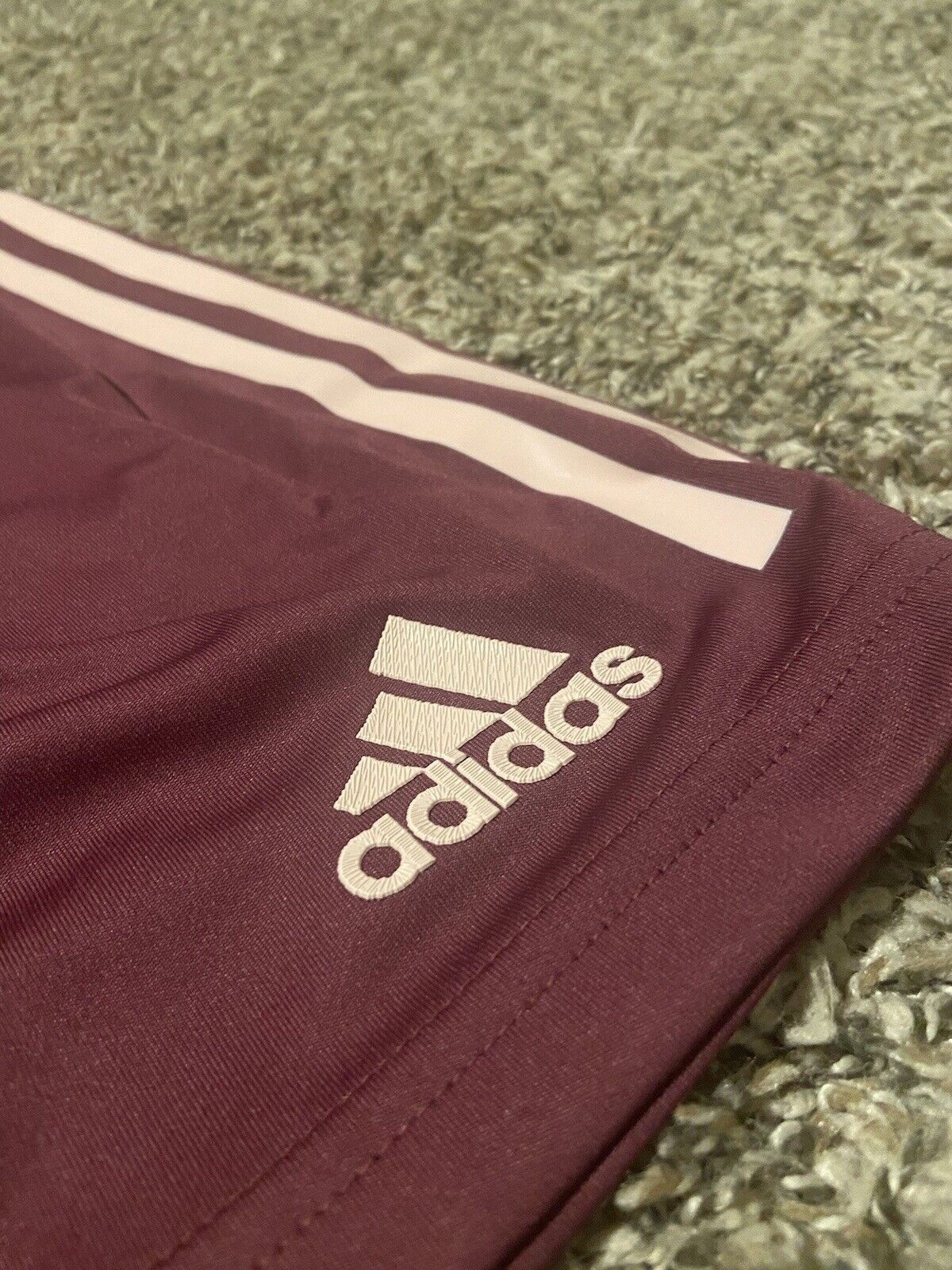 NWT men's small ADIDAS MLS FC portland timbers Soccer Shorts rose kit aeroready Item image 3