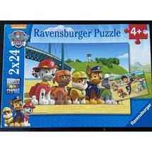 Ravensburger 2 x 24 Paw Patrol Jigsaw Puzzles Multi-Colour 2015 - £6.15 GBP