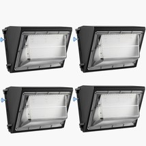 4PACK Dusk to Dawn 100W LED Wall Pack Light Fixture, 13000LM 400-600W, E... - £204.78 GBP