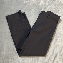 UB TECH  Golf Pants Men&#39;s 36x32 Black Flat Front Classic Fit Union Bay - $18.49