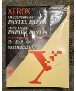 Xerox Pastel Paper Colored Multi-Use Print &amp; Copy Paper, Letter Size, Ye... - $27.02 CAD