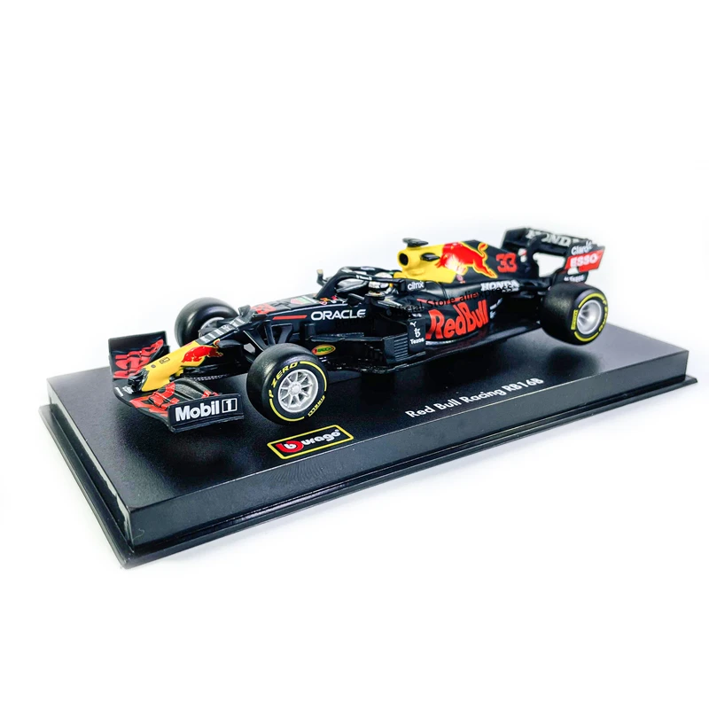 Play Bburago 1:43 F1 Red Bull Racing RB16b 2021 NO33 Alloy Luxury Vehicle Diecas - £64.26 GBP