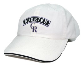 Colorado Rockies American Needle Mikey MLB Adjustable White Baseball Cap Dad Hat - £12.69 GBP