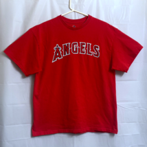 Majestic Los Angeles Angels &quot;51&quot; Shirtsey Men&#39;s Extra Large XL Red - $4.94