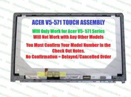 Acer Aspire V5-571P-6642 Touch Assembly LED LCD Screen 15.6&quot; WXGA HD - $112.20