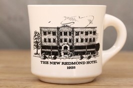 Vintage USA Historic Site Souvenir Coffee Mug The New Redmond Hotel 1928... - $16.91