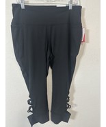 Lane Bryant LIVI High Rise Black Cutout Ankles Leggings Size 14/16 - $29.99