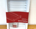 HAIM Ziplock Bag Organizer Refrigerator Hanging Sliding Shelf Holds 11 B... - £14.19 GBP