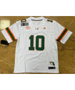 Malachi Toney #10 RARE White Miami Hurricanes Patch 2026  ALL Embroidered - $61.00