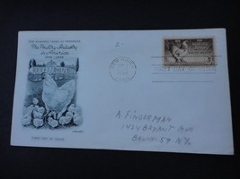 1948 Poultry Industry in America First Day Issue Envelope Stamp FDC Scot... - $2.55