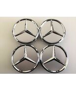 4pcs 75mm silver Wheel Center Caps fit for Mercedes Benz Emblemm Wheel R... - $15.88