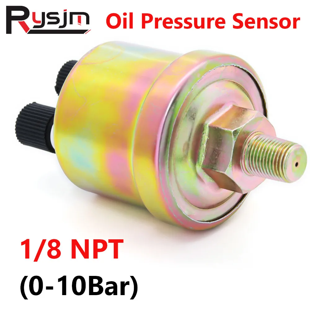 HD Engine Oil Pressure Sensor Gauge Sender Switch Sending Unit 1/8 NPT 81x44mm - £8.97 GBP