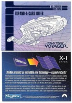 Star Trek Voyager Season 1 Trading Cards Expand-A-Card X-1 Skybox 1995 NEAR MINT - £1.99 GBP
