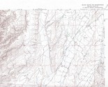 Black Butte SW, Nevada 1967 Vintage USGS Map 7.5 Quadrangle Topographic - $23.99