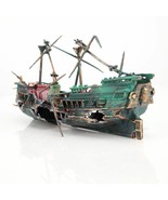 Aquarium Ornament Ship Wreck Fish Tank Decoration Pirate Boat Cave Large... - £17.79 GBP