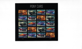 US Stamps/Sheet/Postage Sct #5719a Pony Cars MNH F-VF OG FV$13.60 - £12.41 GBP