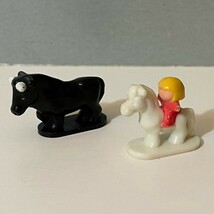 Vintage Polly Pocket Bluebird 1991 Polly’s Dream World Bull &amp; Girl On Horse - $15.99