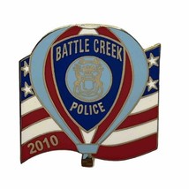 Battle Creek Michigan Police Department Law Enforcement Enamel Lapel Hat Pin - £11.75 GBP