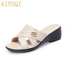 AIYUQI Women&#39;s Slippers Fashion 2021 New Women&#39;s Summer Slippers Wee  Large Size - £42.08 GBP