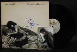 Gino Vannelli Signed Autographed &quot;Brother to Brother&quot; Record Album - £31.23 GBP