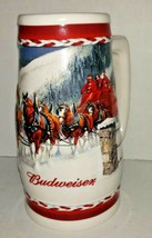 Budweiser 2010 Holiday Beer Stein Dashing Through The Snow 1058270 GOLD - $29.99