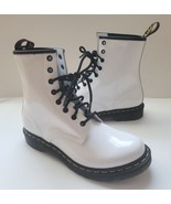 Doc Dr. Martens 1460W Boots 8-Eye Womens Sz US10 White Patent Lamper Lea... - $150.74 CAD