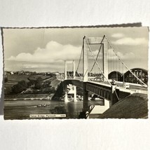 Vintage Tamar Bridge, Plymouth England UK RPPC Real Photo Postcard Deckl... - $14.49