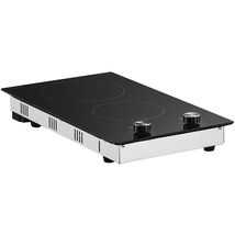 VEVOR Electric Cooktop, 12 inch 2 Burners Built-in Top, 1800W Ceramic Co... - $86.99