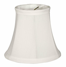 Royal Designs Chandelier Lamp Shade - 3&quot; x 5&quot; x 4.5&quot; - Soft Bell - White - £11.95 GBP