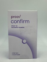 Proov Confirm 5 PdG Tests 1 Month Supply 5/2025 - £10.96 GBP
