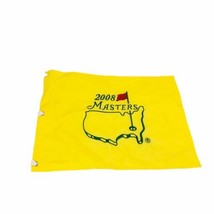 2008 Masters Official Embroidered Flag New in Original Packaging Yellow - £59.41 GBP