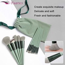 13pcs Makeup Brushes Set Matcha Green Cosmestic Brushes Foundation Blush Eyeshad - £9.58 GBP