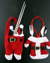 Christmas Flatware Bag, Christmas Silverware Holders, Tableware Bag, gre... - $3.00